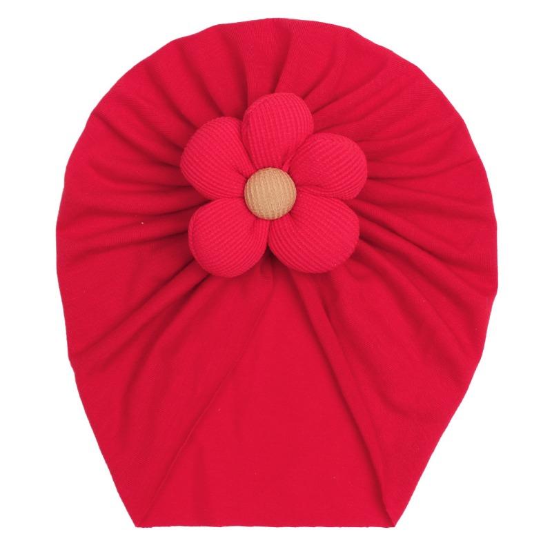 Autumn New Children's Imitation Cotton Pullover Hat, Baby Creative Comfortable Breathable Flower Hat, Baby Hat