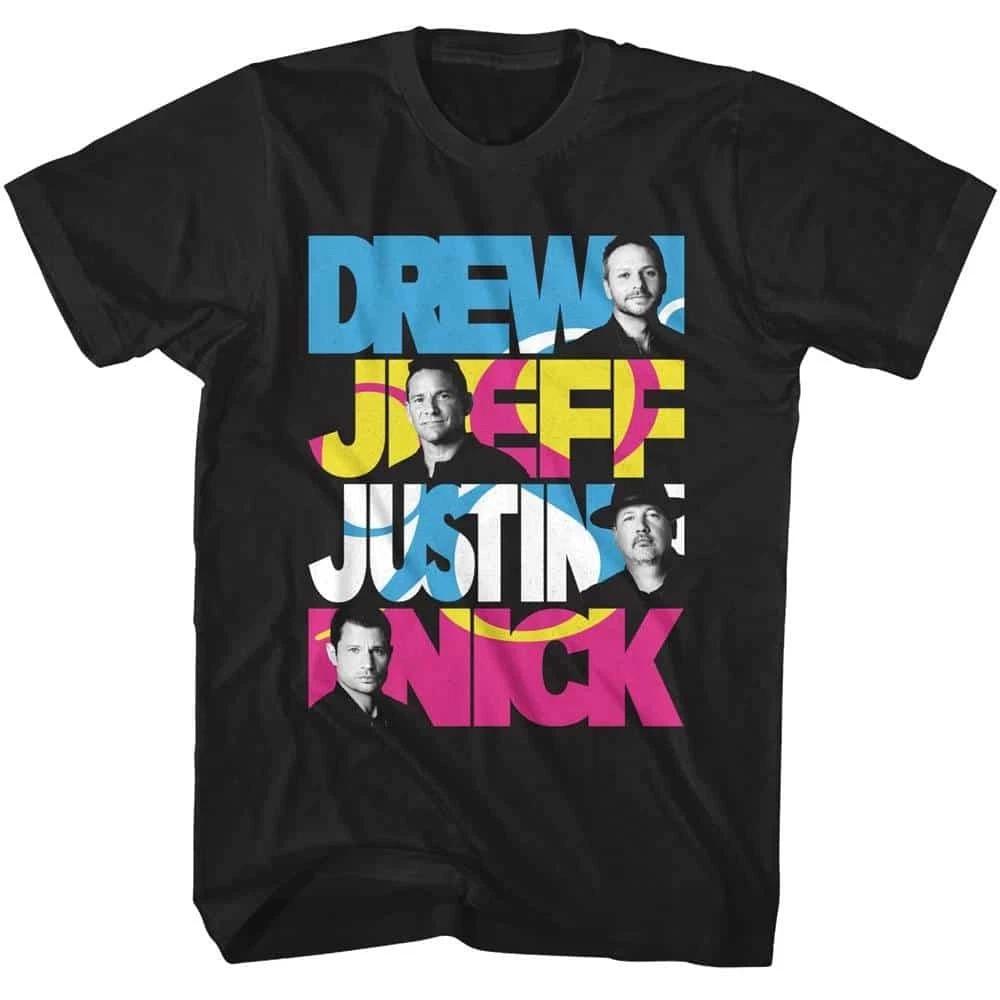 98 Degrees Faces & Names Men s T Shirt 2XL