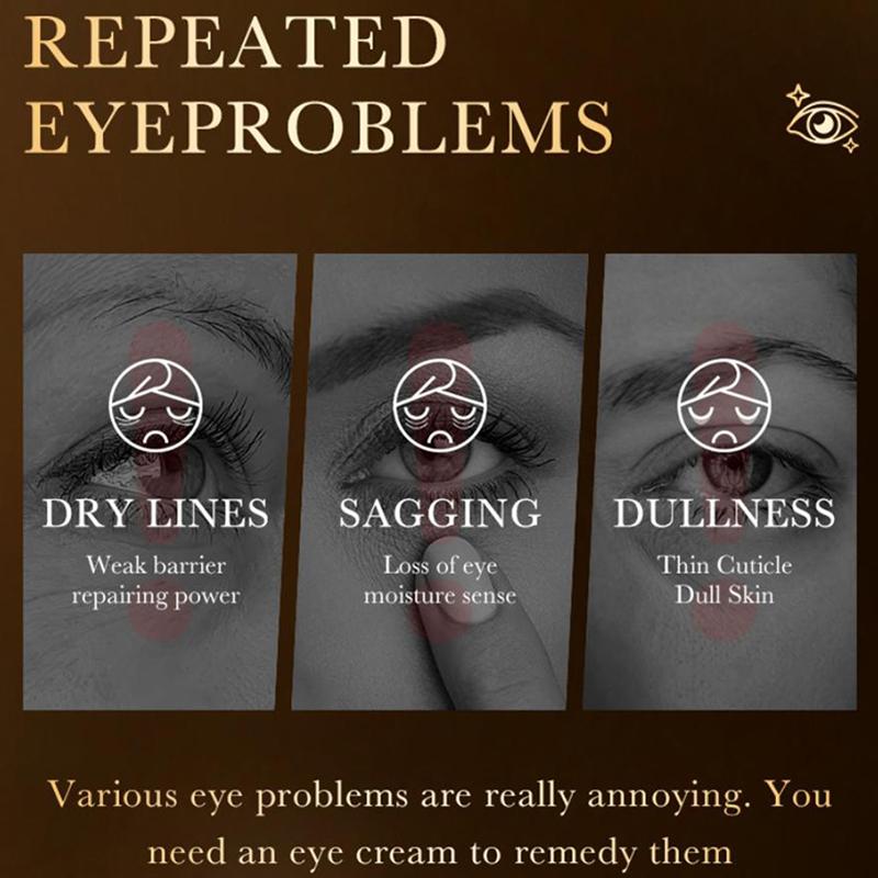ZOZU 24k Gold Hyaluronsäure Augencreme Gegen Dunkle Ringe Tränensäcke Straffend Feuchtigkeitsspendend Augen Hautpflege Produkte