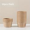 50pcs Disposable Pancake Cups, Cupcake Cups, Heat-resistant Paper Cupcake Liners, Baking Tools, Household Kitchen Supplies