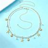 2 Pcs/set Gold Beads Body Chain Imitation Pearl Belly Chains Charms Starfish Waist Chain  Summer