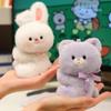 Hug Shape Rabbit Plush Stuffed Toys Simulation Plush Doll Computer Clip  Birthday Parties