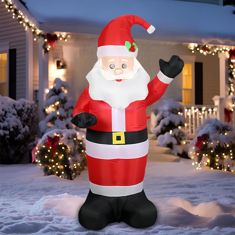 

LED Light-Up Inflatable Santa Claus Outdoor Christmas Ornament US Plug