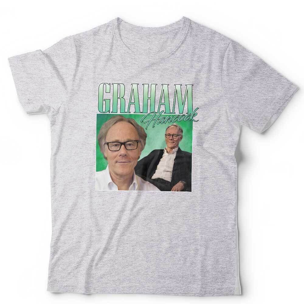 T-shirt Graham Hancock Apprezzamento Unisex Throwback Addio al Celibato/Nubilato Antico