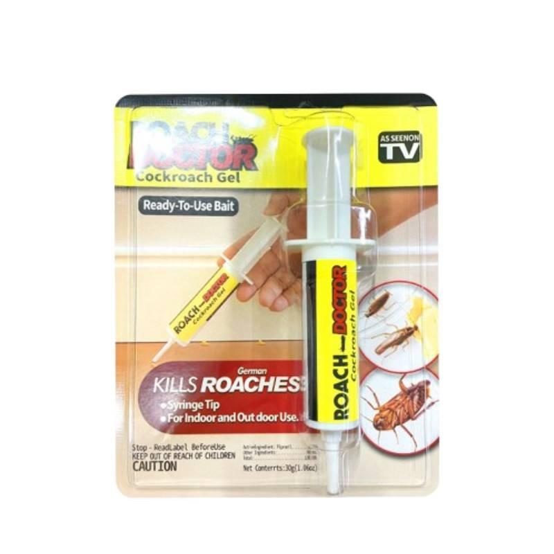 

Эффективный нетоксичный гель-приманка от тараканов в шприце с хлорфенапиром для борьбы с вредителями