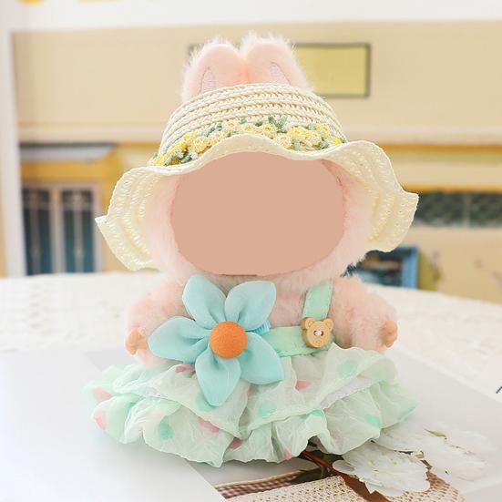 Doll Clothes Set Fashion Hat Skirt Outfit Stylish Accessories Dolls Elegant Display Plush Dolls Outfits