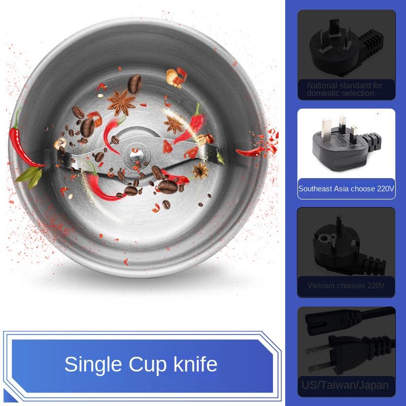 Powerful 110V/220V Electric Coffee Grinders Dry Beans and Coarse Grain Fine Grinding and Pulverizing Machine for Home Use