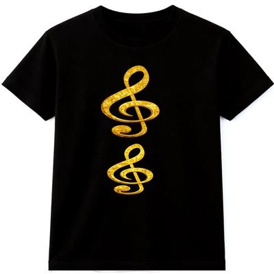 Music Note T Shirt Treble Clef Symbol Graphic Tee Music Lover Musician Top
