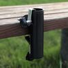 Easy To Install Patio Umbrella Holder Adjustable Umbrella Clip Durable Deck Umbrella Stand  Deck