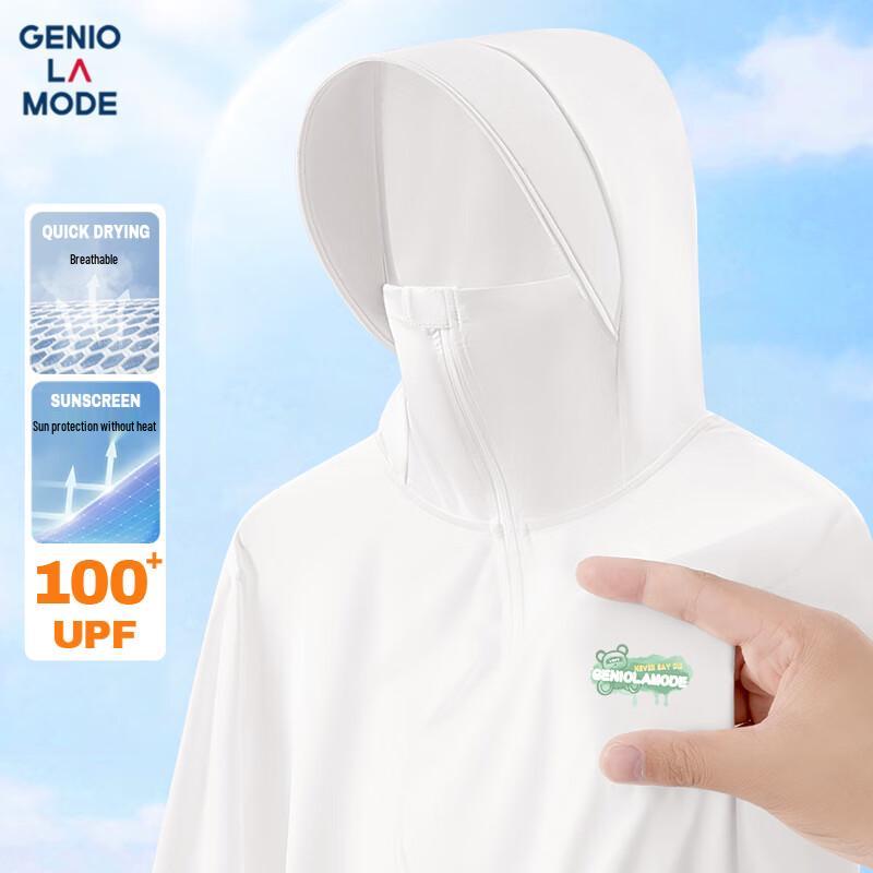 Мужская летняя куртка GENIOLAMODE свободного кроя с защитой от УФ-излучения 2XL