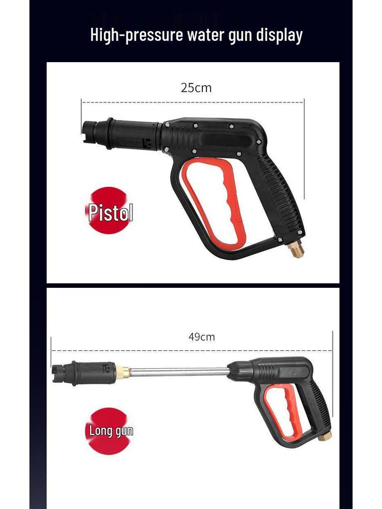 Hochdruck-Wasserpistolendüse für Autowäsche & Landwirtschaftsreinigung