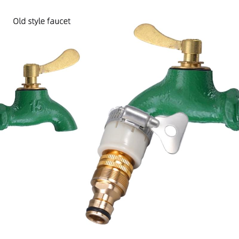 Tap Connector Universal Faucet Adapter Compatible For Kitchen Applicable Scenes Garden Garage Toilet Corrosion Resistant