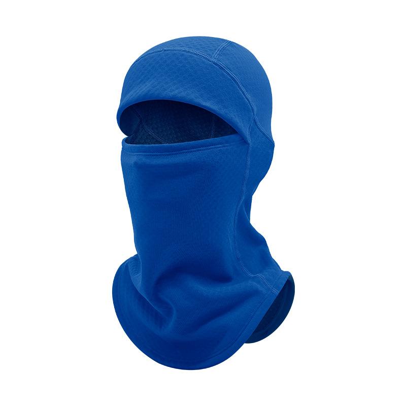 

Windproof and cold-proof, velvet and warm, face protection, pullover hat, mountaineering motorcycle neck cover. One size fits all синій