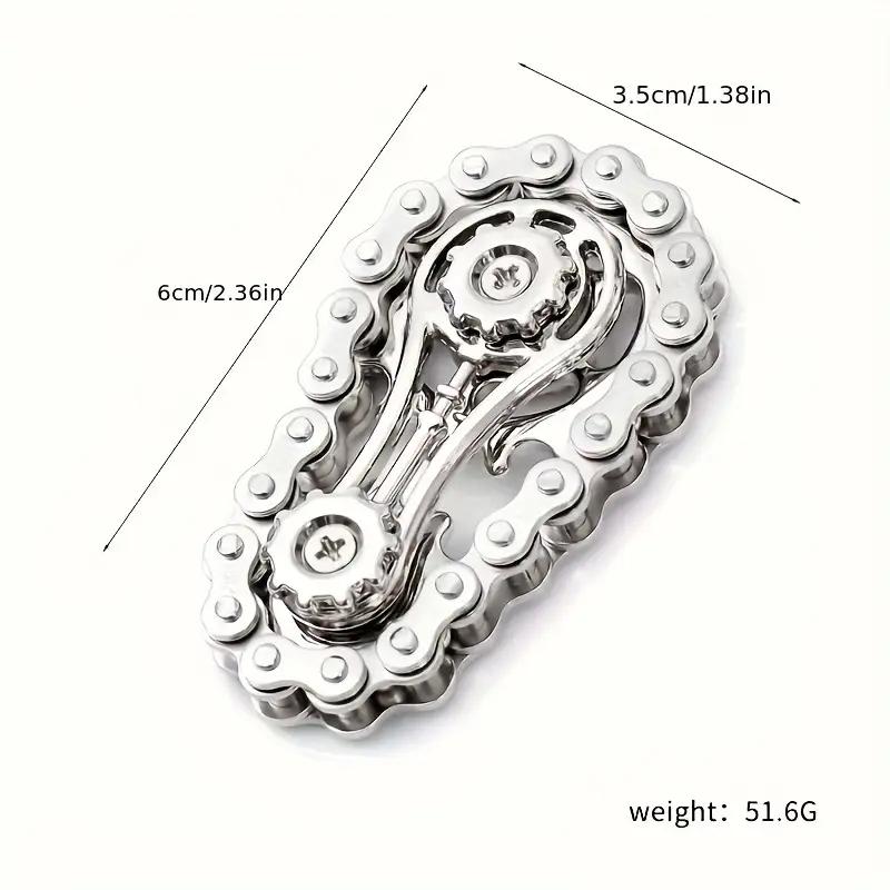 

Sprockets Flywheel Fingertip Gyro Fidgeting Spinner Antistress Stress Metal Bike Chains Edc Spinner Fidgeting Toys For Adult Kids