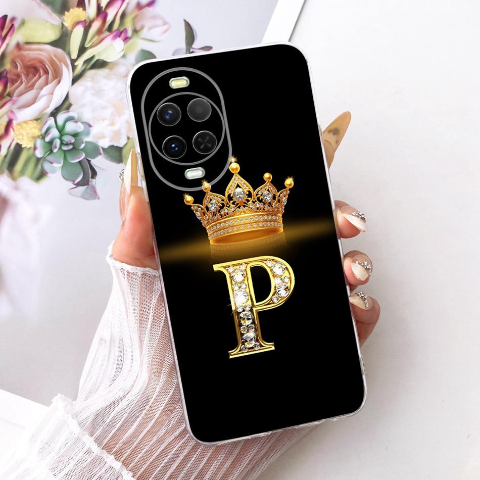 For Huawei Nova 15 Pro 15Ultra 2026 Fashion Crown Letter Phone Case For Huawei Nova15 15 Ultra 15Pro Soft Silicone TPU Cases