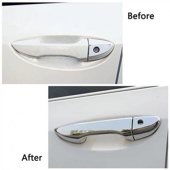 8Pcs Chrome Car Door Handle Cover Trim For Toyota Corolla Altis Sedan 2014-2018