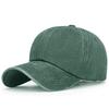 Washable and Aged Glossy Cap for Men, Multi-color Soft-top Coated Fabric Sunshade Baseball Cap