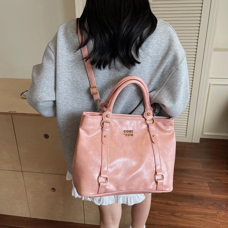 Coreea retro capacitate mare simț senior de modelare moale și durabilă modă rafinată inedită lux ușor navetă geantă de mână oblică peste umăr