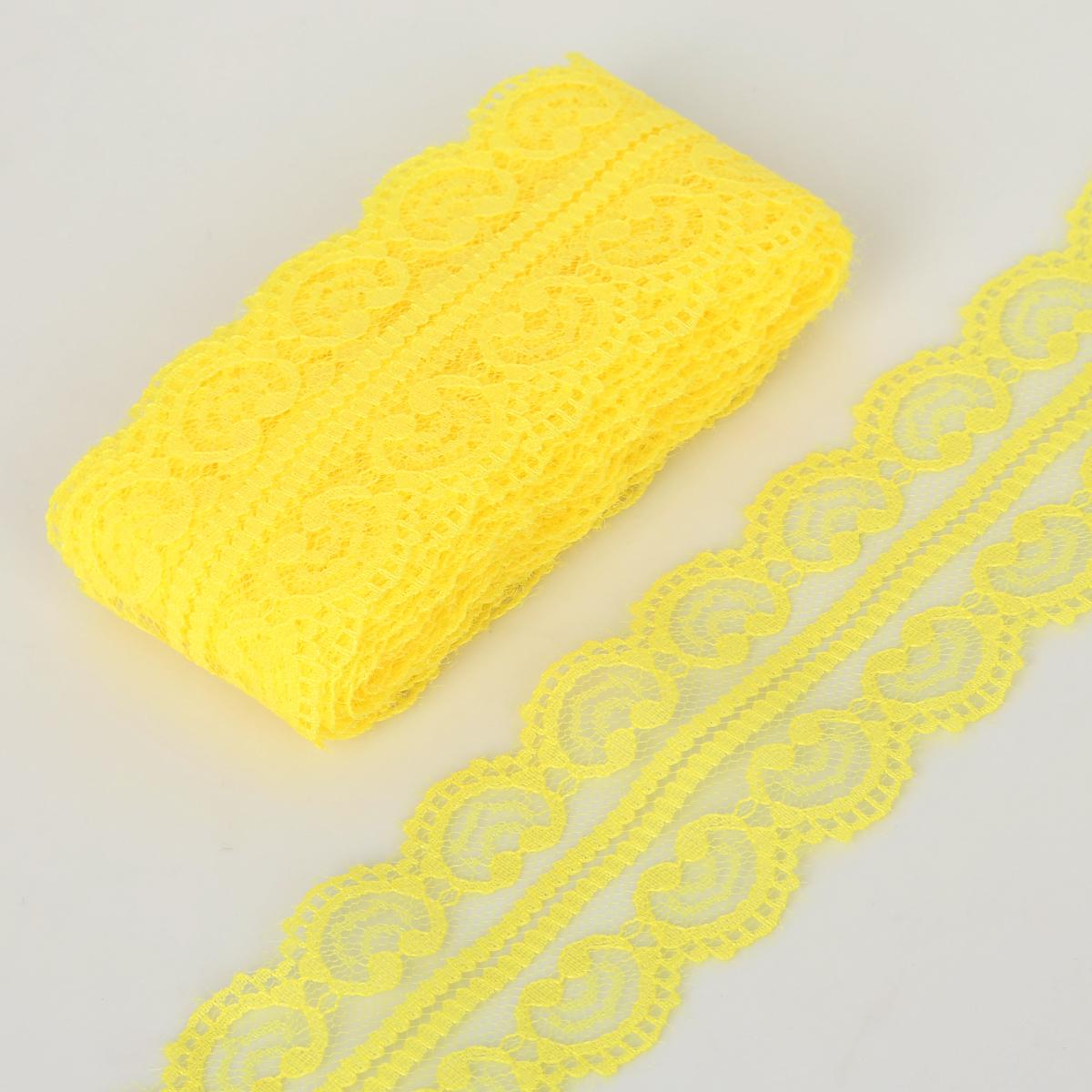 

Белая кружевная лента, ремесленные изделия, вышитая сетка, кружевная отделка, тканевая лента, аксессуары для шитья своими руками жёлтый