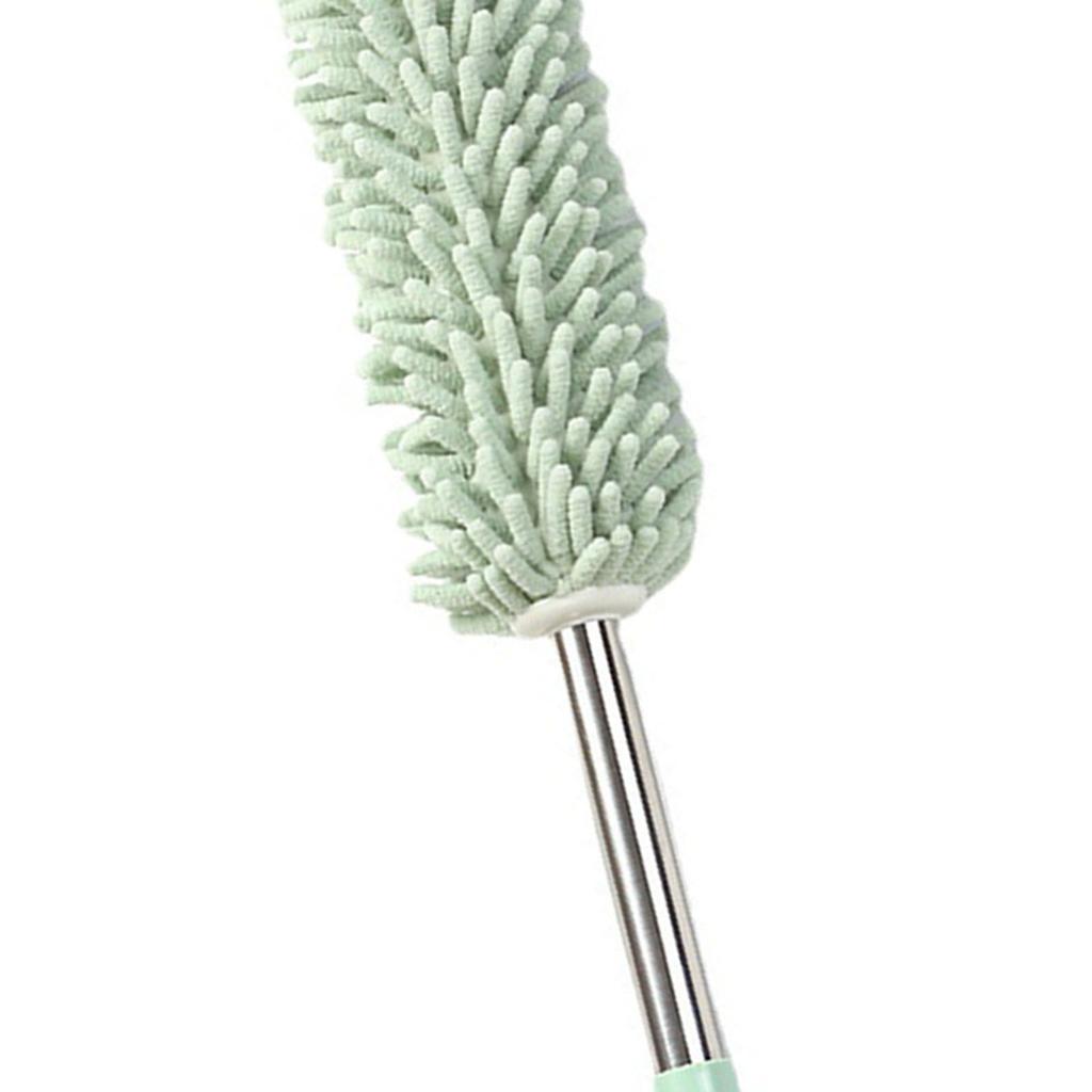 Hand Duster Detachable Washable Chenille Stainless Steel Extendable Cleaning Hand Duster for Home