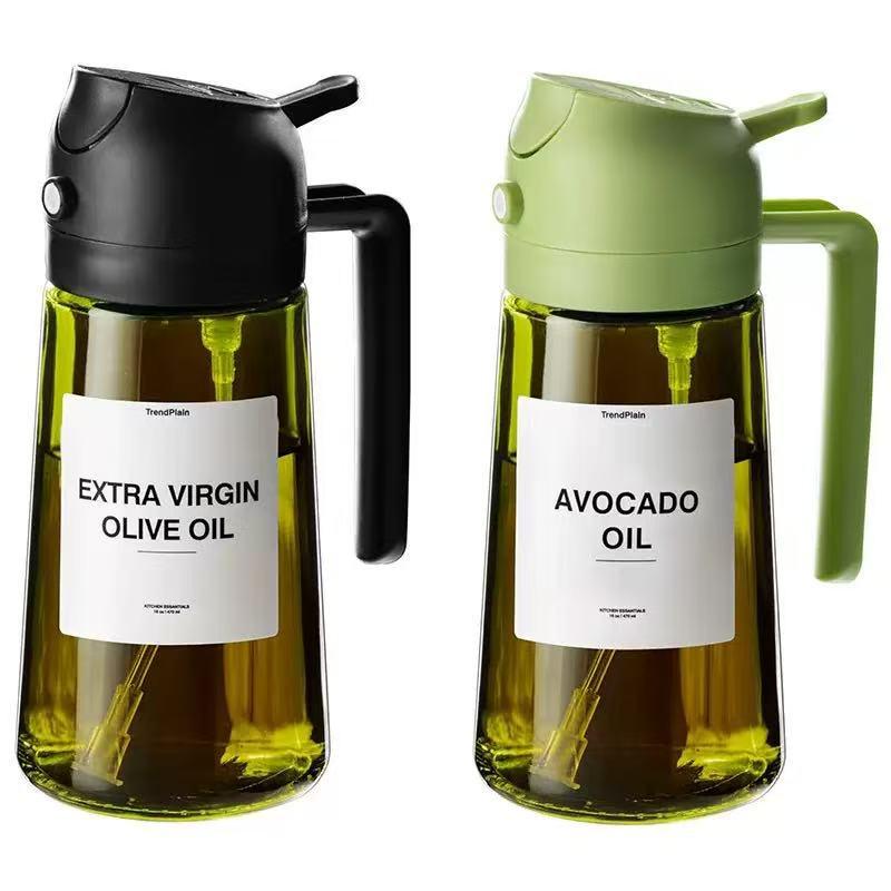 Dual-Use Glass Olive Oil Sprayer Bottle: Atomizing and Light-Blocking Design for Spray or Pouring