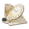 W89C Sundials Scientific Model Practical Wooden Sundials Model School Teaching Aids for Home Decorations