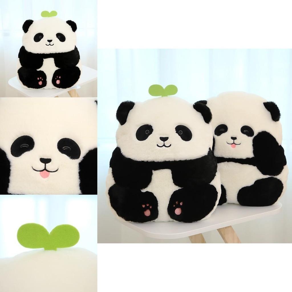 Panda Hua Hua Plüschtier Realistisches Stofftier Panda Kissen Für Kinder Und Erwachsene