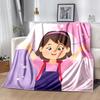 1pc Coperta Franco Ms. Design Stampa Rachel Educational Adventures, Coperta Leggera per Divano, Letto - Morbida e Calda, Regalo per Tutte le Stagioni come Natale,