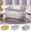 Plastic Luxury Napkin Holder Large Capacity Napkin Storage Box Tissue Storage Organizer  Bathroom