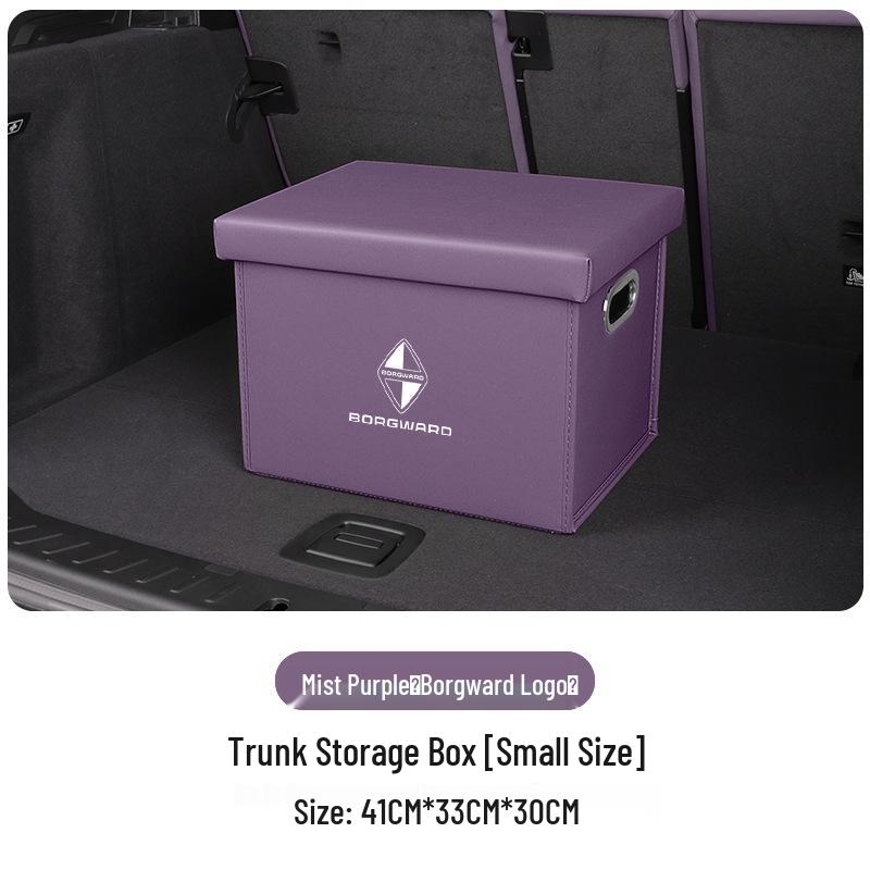 Compatible Borgward BX Series Trunk Organizer: BX6/BX3/BX5/BX7 Tail Storage Box
