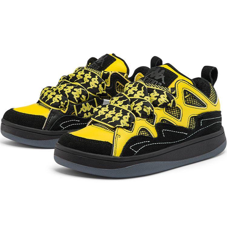 Kappa Fatty Casual Trendy Shoes Comfortable Fit Durable Low-Top Sneakers Unisex sneakers Yellow K0BZ5CS20-216