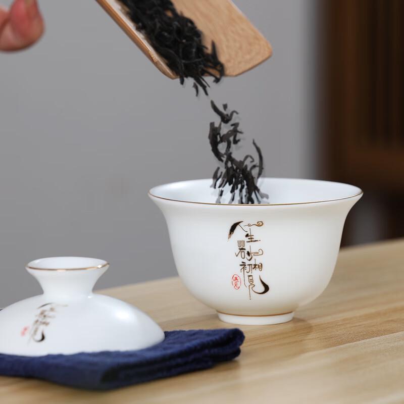 Dehua White Porcelain Travel Tea Set