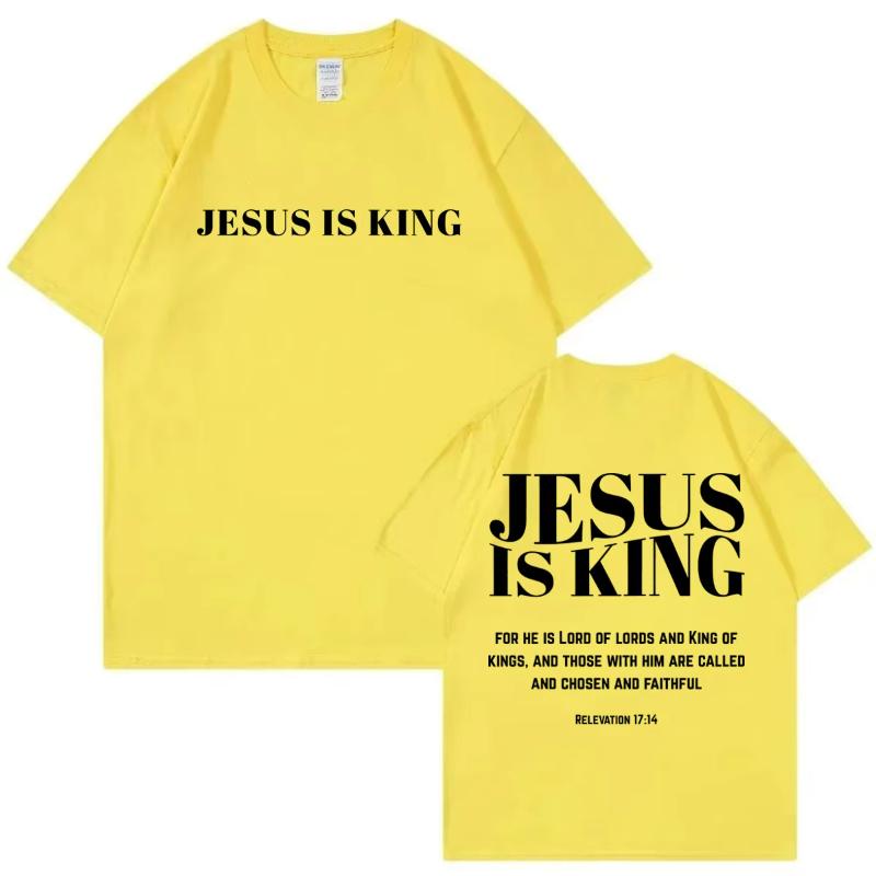 Christian Bible Verse Merch T Shirt Streetwear Fashion Oversized O-Neck T-shirts Men Women Casual Cotton Short Sleeve T-shirt