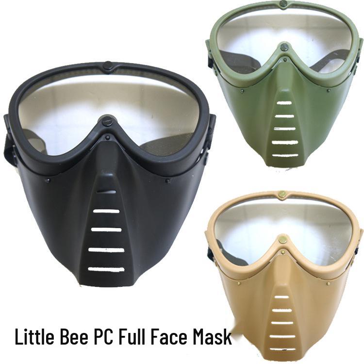 

Mud Color Bumblebee PC Lens Full Face Protective Mask for Outdoor Impact Resistance Mud Color