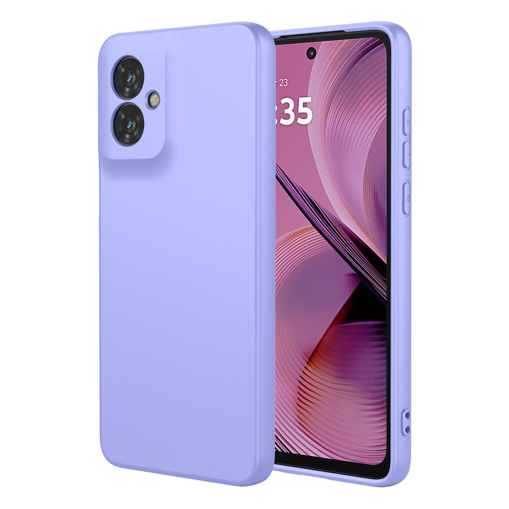 Plain Flexible Liquid Silicone Case For Motorola G75 G35 G55 G85 5G G05 G15 E15 Protective Cover Bumper Shell Coque Fundas