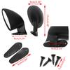 Pair Universal Car Classic Door Wing Side View Mirror with Gaskets Vintage