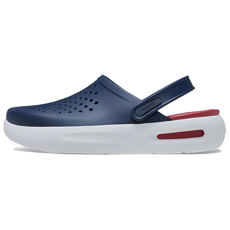 Crocs Breathable Versatile Non-Slip Clogs Unisex Footwear Deep-Blue 209964-410