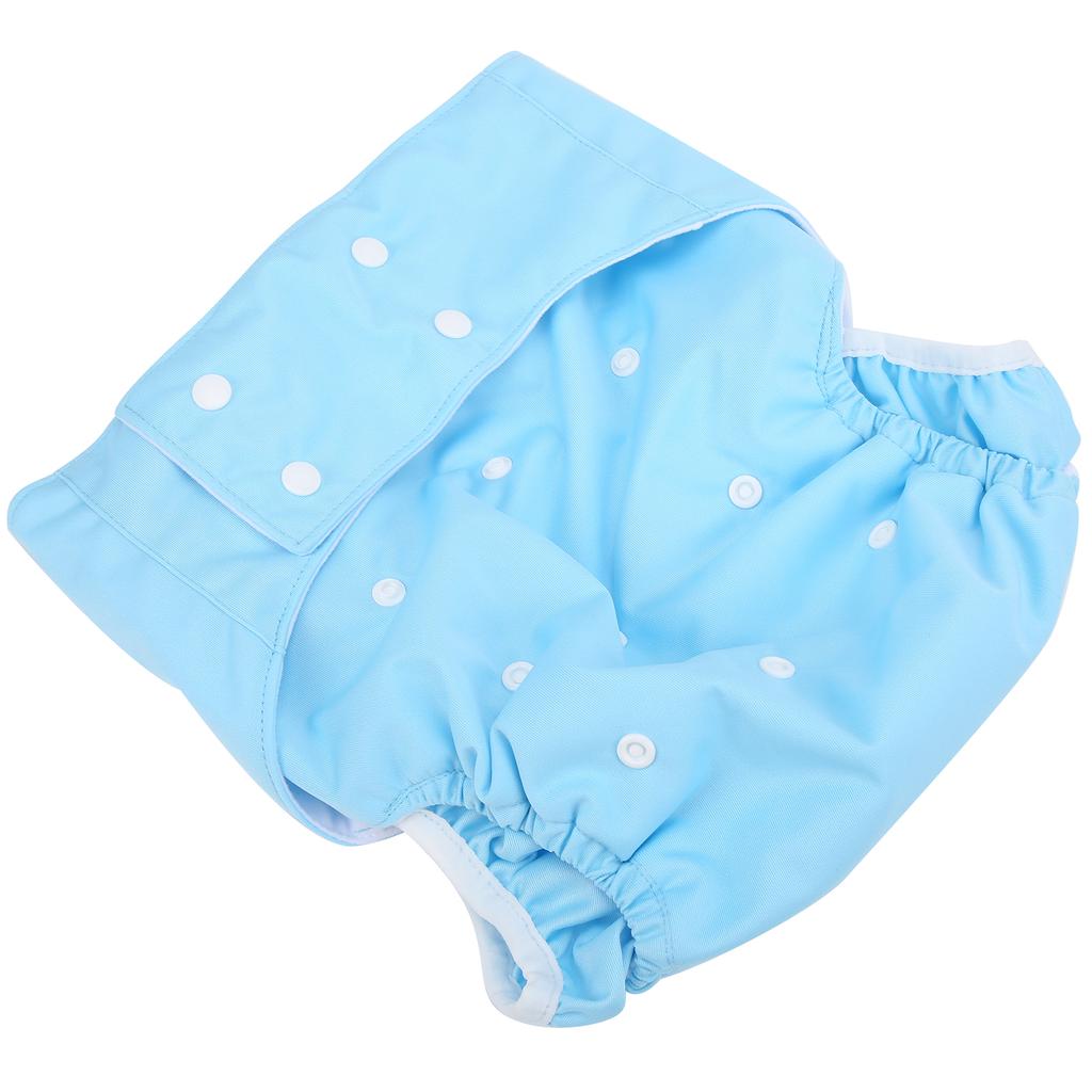 Adult Cloth Diapers Anti Lkage Reusable ket Nappy for Elderly Disabled Incontinence(Purple )