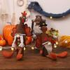 Funny Thanksgiving Turkey Statue Creative Miniature Figurine Sculpture  Home