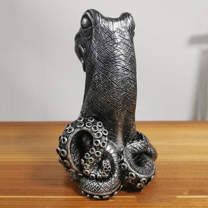 Vintage Octopus Flower Vase Resin Ornament Flower Arrangement Home Decor Garden Decoration Creative Gift