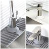 5pcs Silicone Faucet Splash Guards Soft Splash-Proof Sink Splash Pad Easy Clean Countertop Protect Faucet Protectors