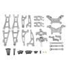 For MJX Hyper Go 1/14 RC 14301 14302 14301 Car Metal Seering Assembly Steering BLOCK Rear Hubs etc. Upgrades Parts Accessories