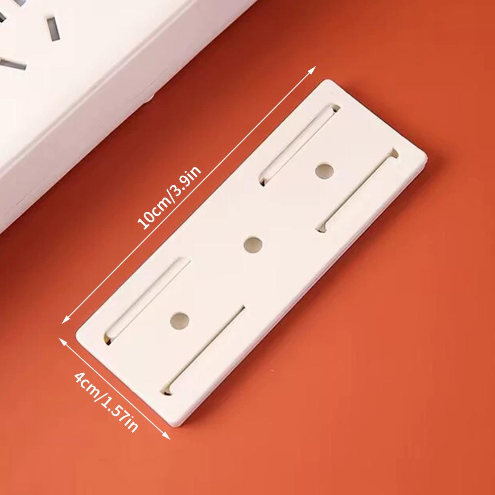 5/10PCS Wireless Holeless Power Strip Holder For Wall-Mounted Sockets, Cable Organizer, Storage Rack Fixer