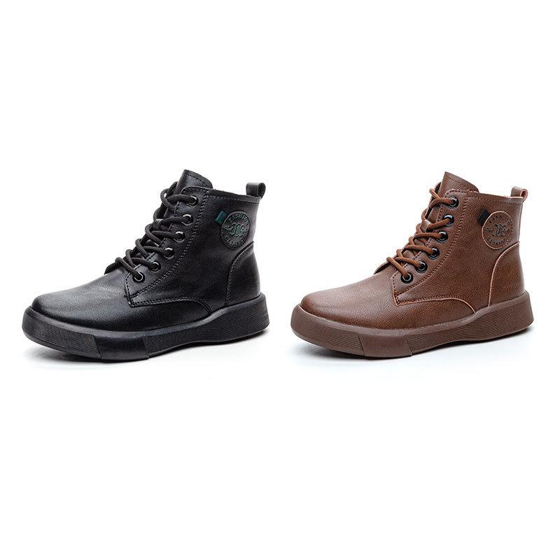2025 autumn and winter new retro Martin boots women's thick heel thick sole versatile short boots casual warm women's boots