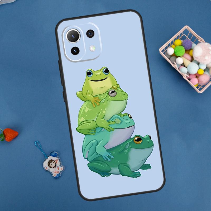 Cartoon Frogs Case For Xiaomi 14T Pro 13T 11T 12T 13 14 15 Ultra POCO X7 Pro X3 X5 X6 F5 F6 M6 Pro Cover