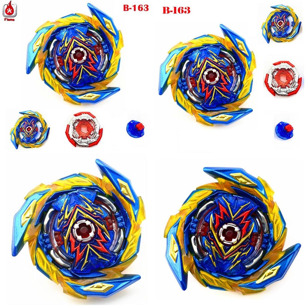 B-163 Beyblade Burst Superking Booster Brave Valkyrie Ev' 2a Levendig Blauw Gouden Ontwerp Voor Boeiende Gevechten