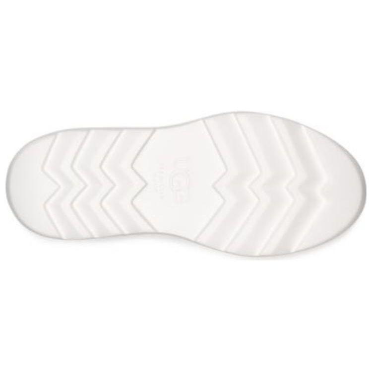 Угги кожаные туфли с круглым носком и толстой подошвой женские туфли ярко-белые черные — фото 6