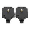 2Pcs Jump Second Pendulum Clock Movement Black Clock Mechanism Replacement  DIY Clock Kits