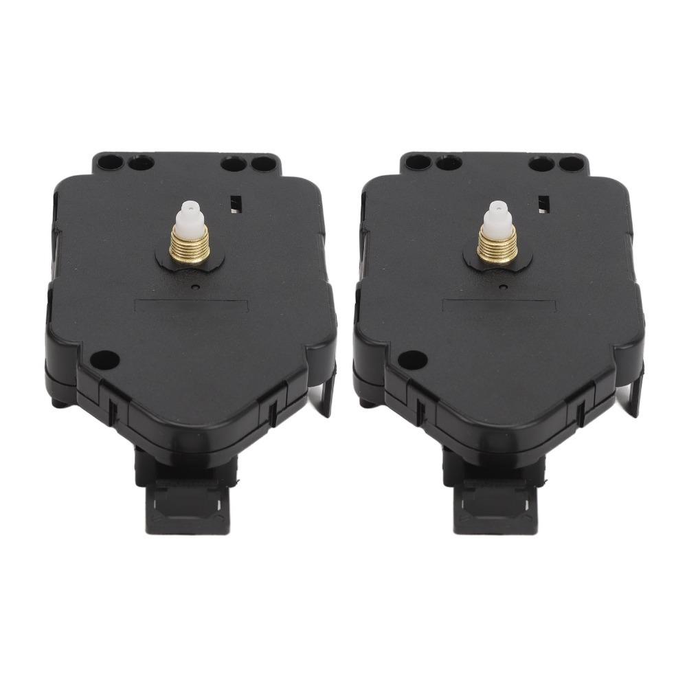 

2Pcs Black Pendulum Clock Movement Jump Second Battery Powered Movement Frameless Pendulum Clocks 2Pcs