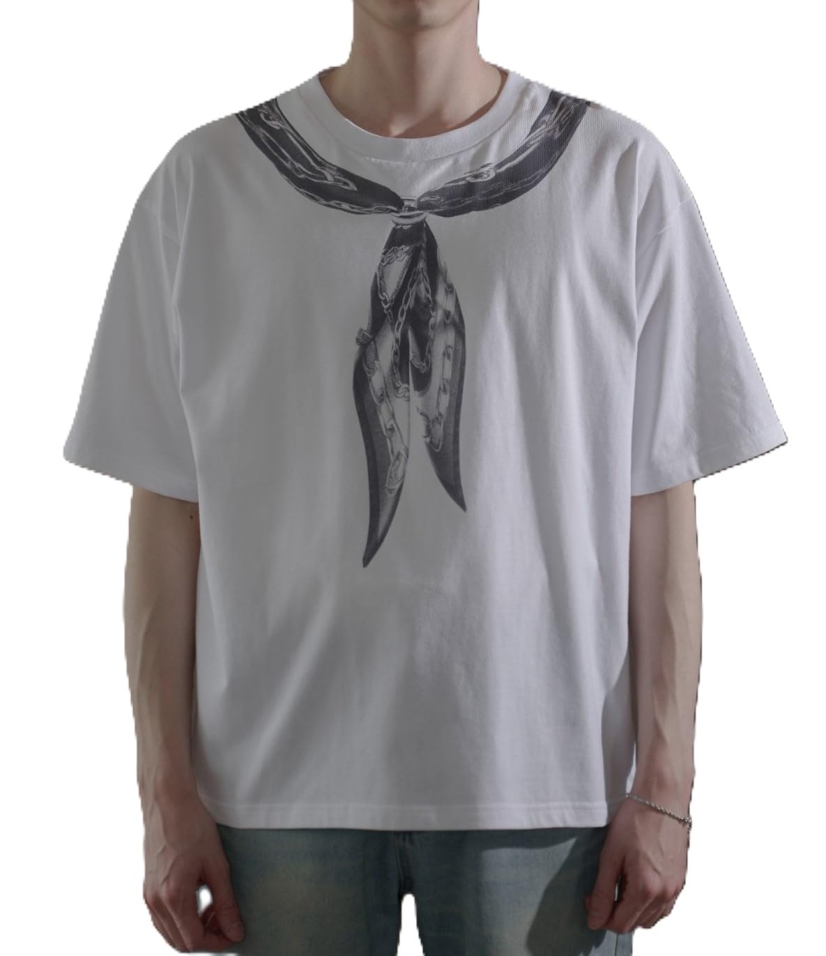 

WEGO Trompe Short Sleeve Size Pattern 2 Men s L oeil T-Shirt, M,